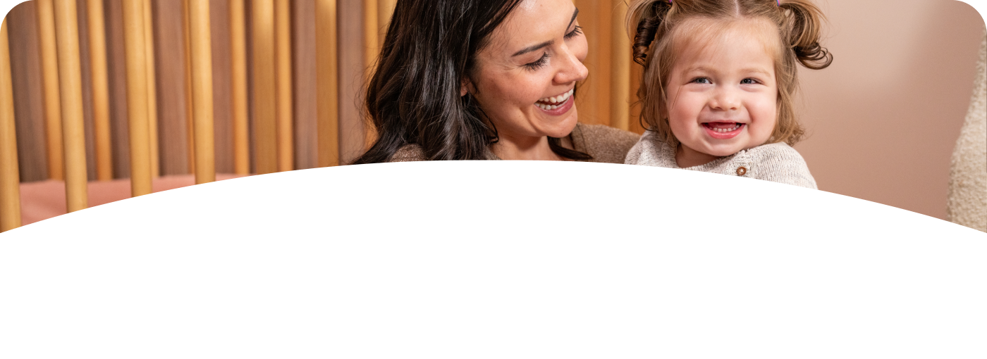 Gentle support for encouraging smiles from the start
