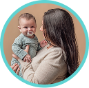 Baby lifting head during tummy time