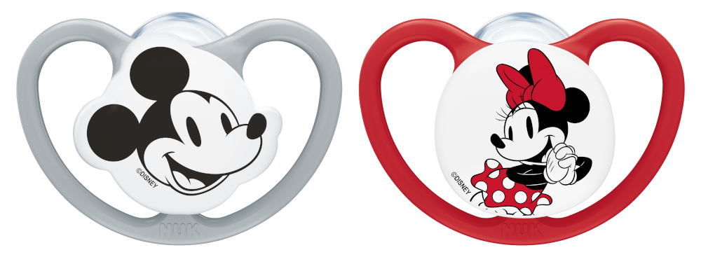 NUK Perfect Match Air Disney Mickey Soothers 2pk