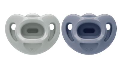 NUK First Choice Soft Soothers 0-6 months 2pk